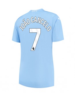 Manchester City Joao Cancelo #7 Heimtrikot für Frauen 2023-24 Kurzarm